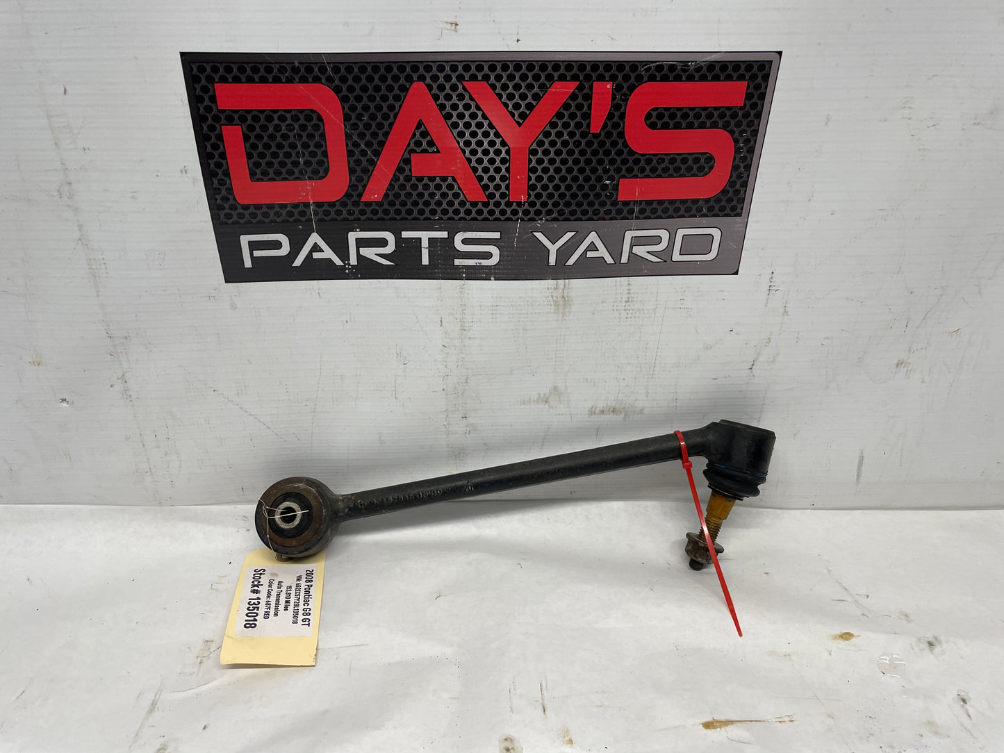 2008 Pontiac G8 GT RH Passenger Front Suspension Lower Rearward Control Arm OEM - Day's Parts Yard