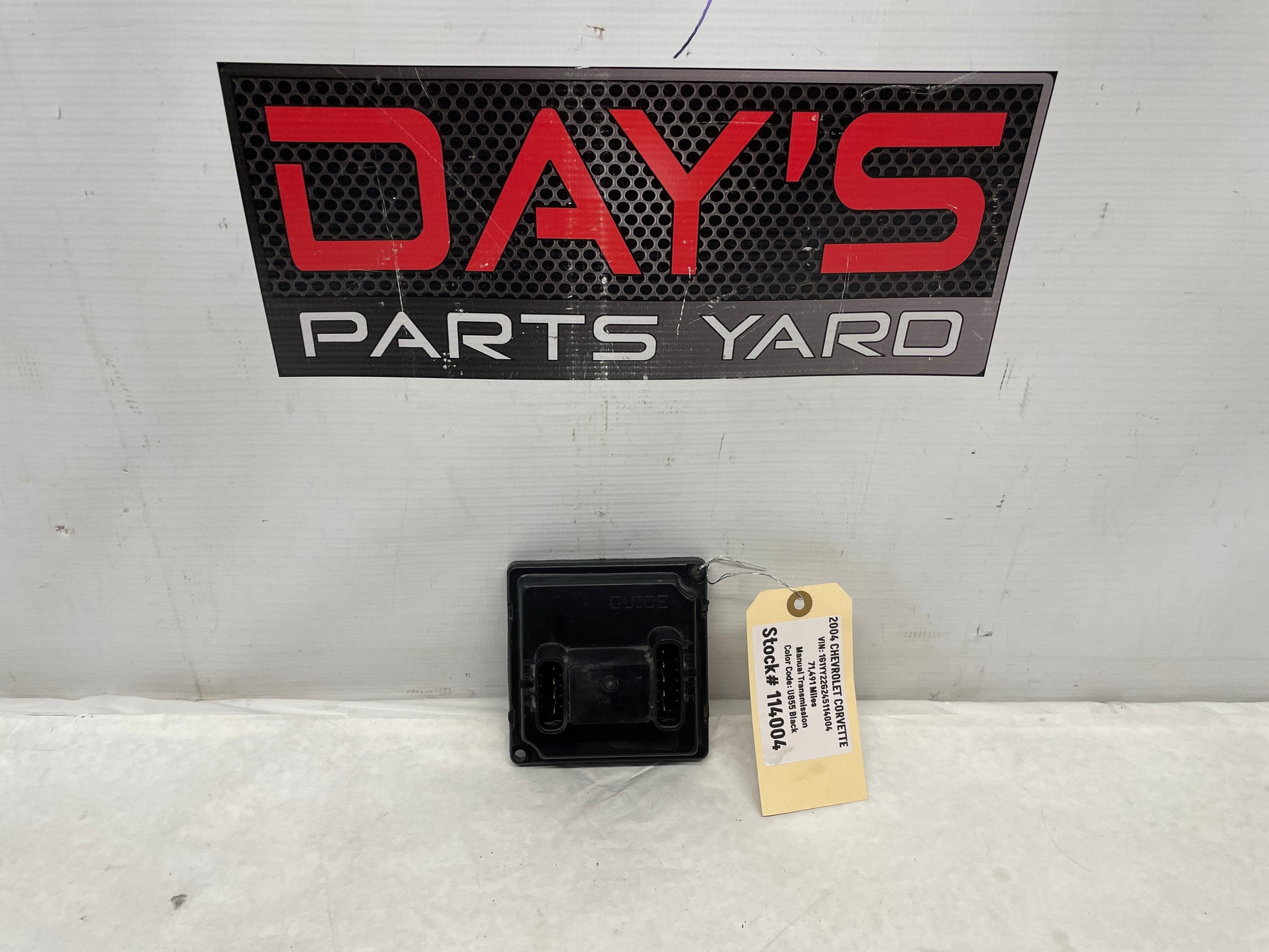 2004 Chevy C5 Corvette Headlight Head Lamp Actuator Control Module OEM - Day's Parts Yard