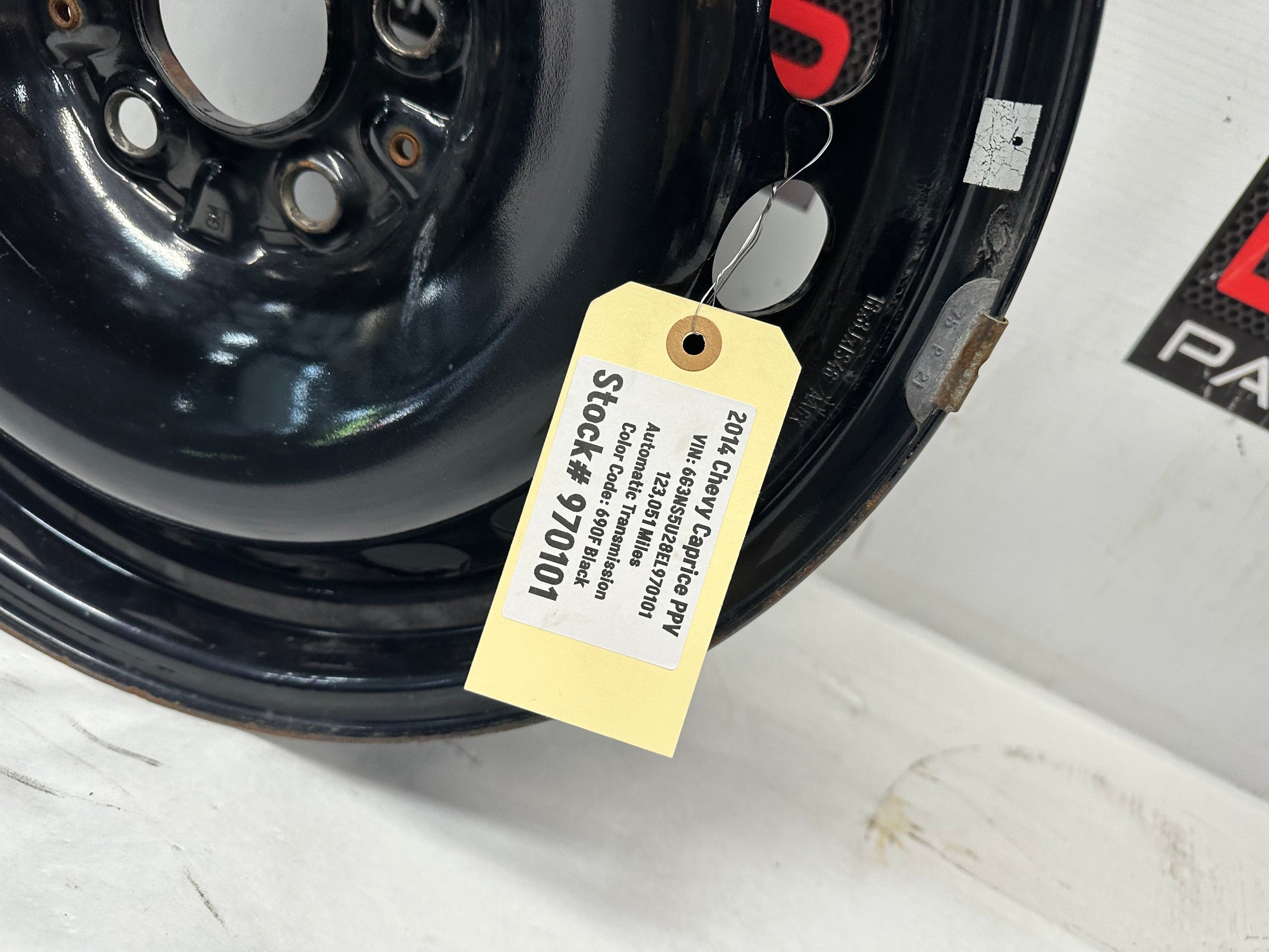 2014 Chevy Caprice PPV Wheel Steel 18X8 OEM - Day's Parts Yard