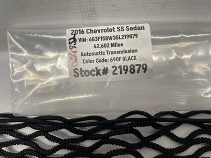 2016 Chevy SS Sedan Trunk Storage Cargo Net OEM - Day's Parts Yard