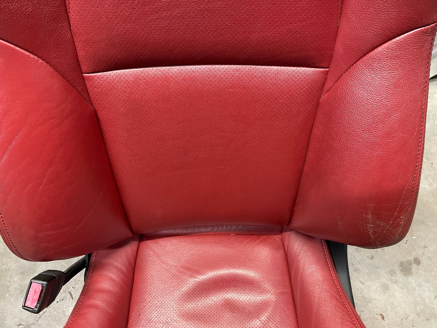 2004 Pontiac GTO Seats Front and Rear Red Leather OEM - Day's Parts Yard