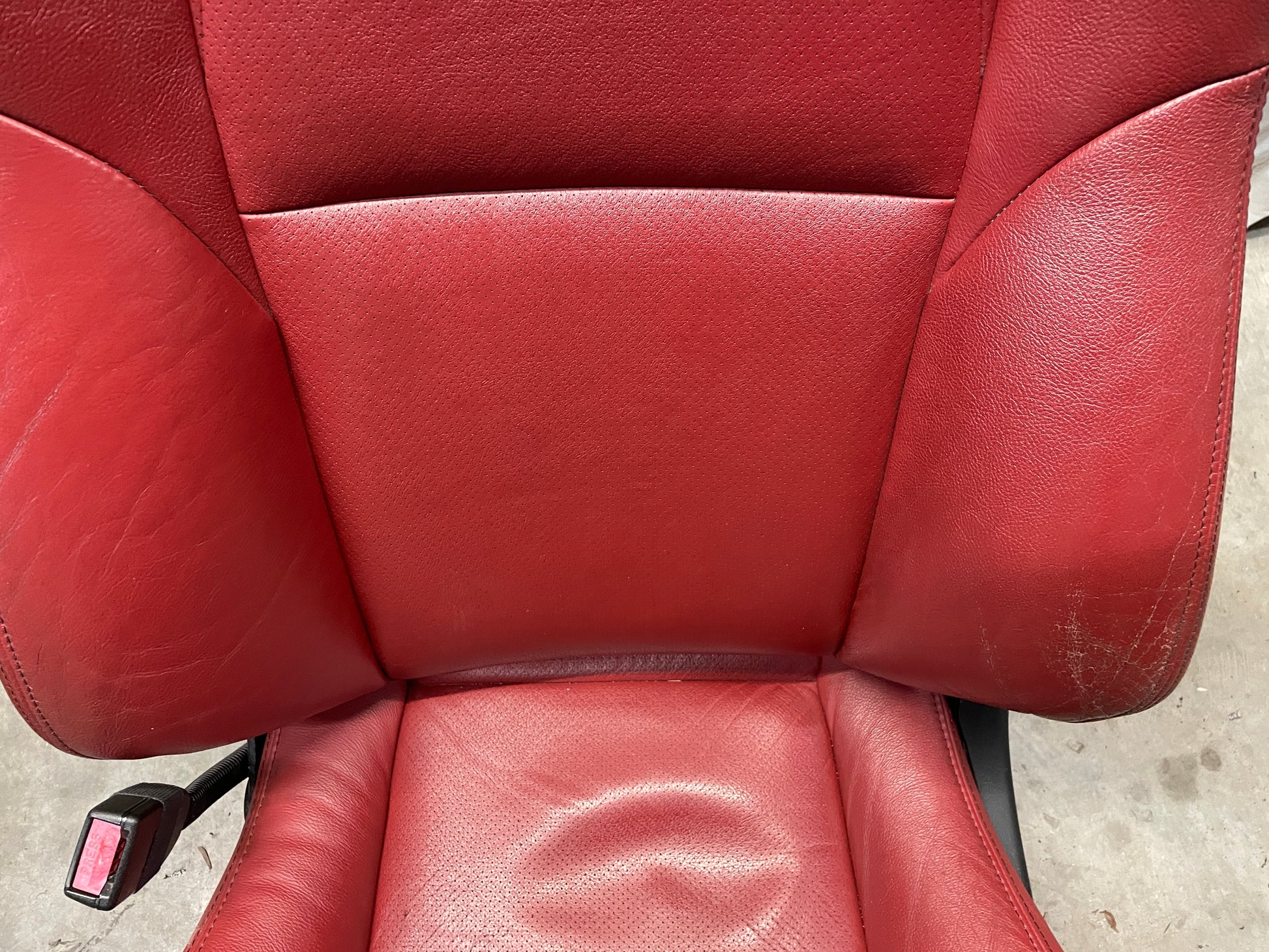 2004 Pontiac GTO Seats Front and Rear Red Leather OEM - Day's Parts Yard