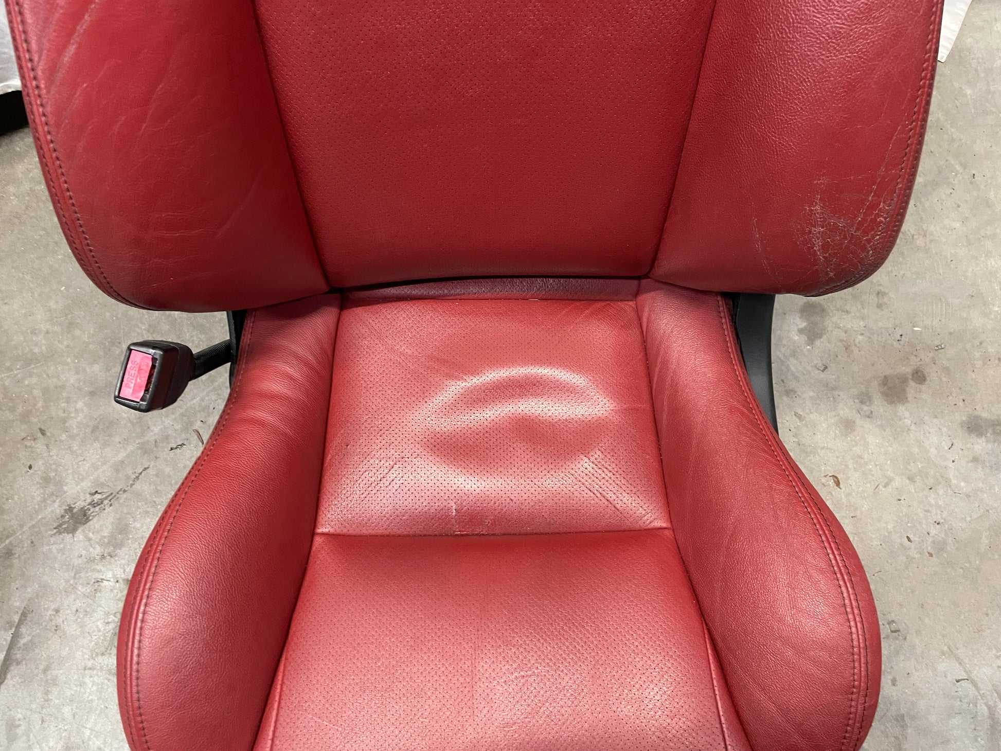 2004 Pontiac GTO Seats Front and Rear Red Leather OEM - Day's Parts Yard