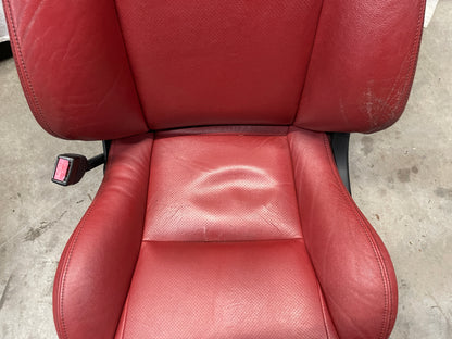 2004 Pontiac GTO Seats Front and Rear Red Leather OEM - Day's Parts Yard