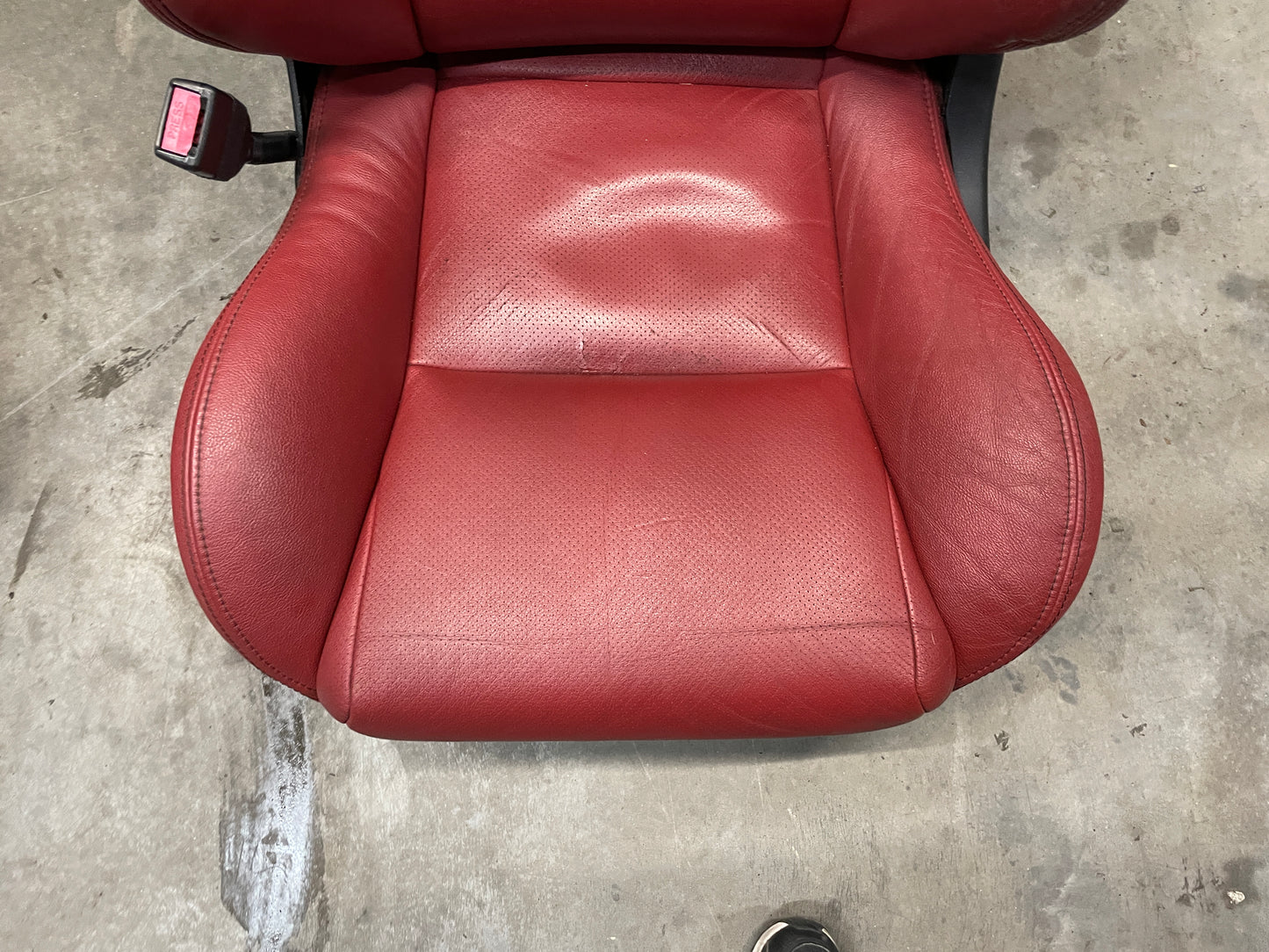 2004 Pontiac GTO Seats Front and Rear Red Leather OEM - Day's Parts Yard