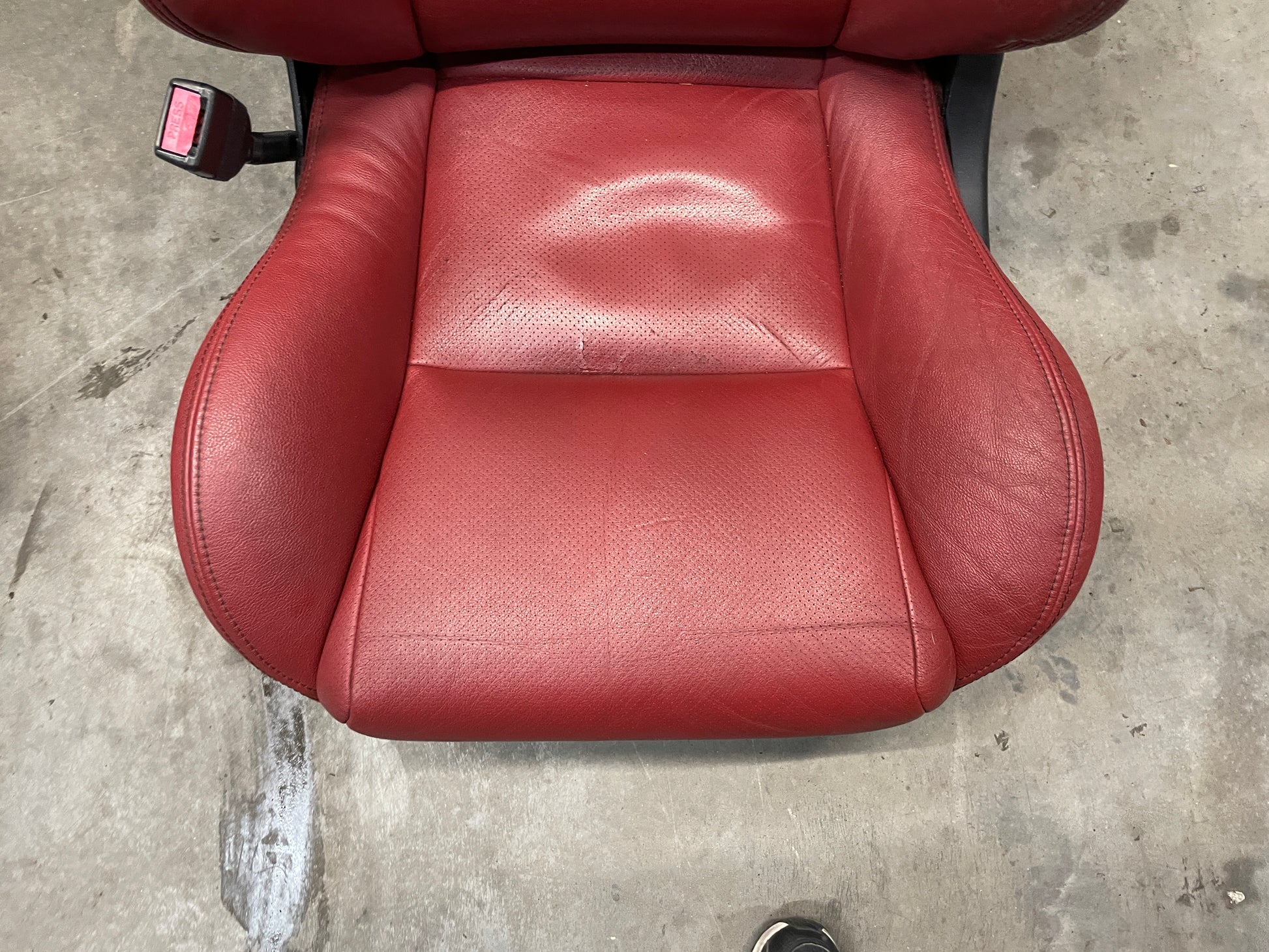 2004 Pontiac GTO Seats Front and Rear Red Leather OEM - Day's Parts Yard