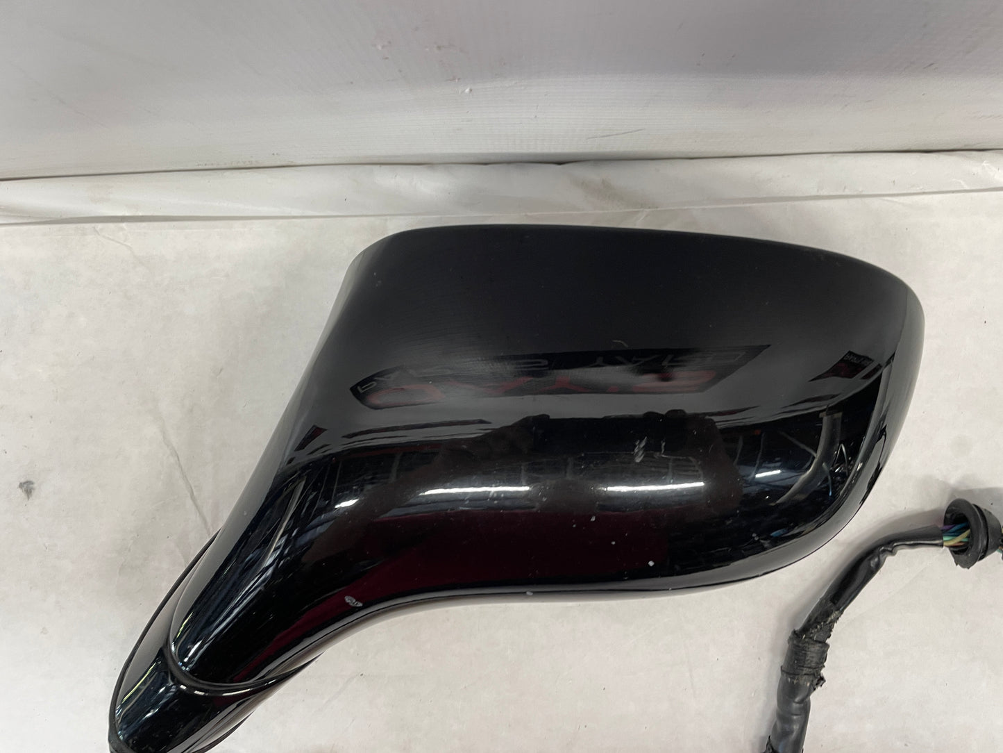 2004 Chevy Corvette LH Driver Exterior Mirror Black OEM
