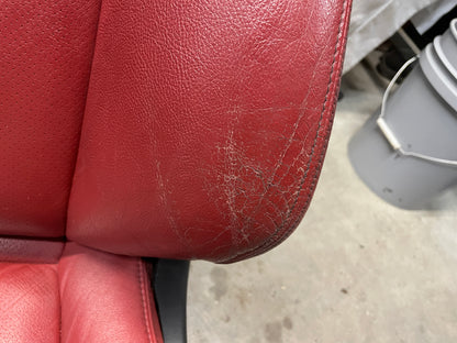 2004 Pontiac GTO Seats Front and Rear Red Leather OEM - Day's Parts Yard