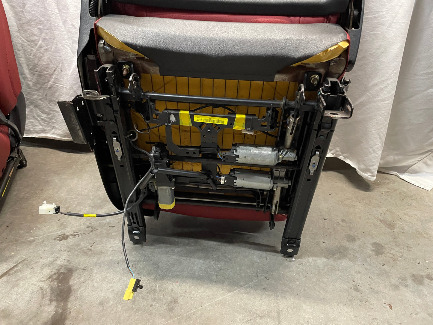 2004 Pontiac GTO Seats Front and Rear Red Leather OEM - Day's Parts Yard