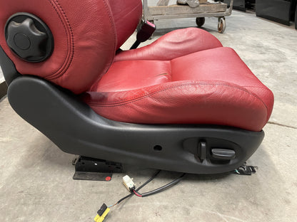 2004 Pontiac GTO Seats Front and Rear Red Leather OEM - Day's Parts Yard