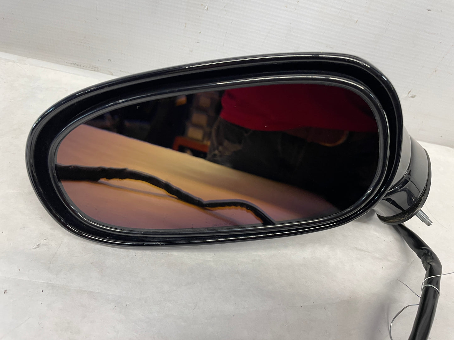 2004 Chevy Corvette LH Driver Exterior Mirror Black OEM