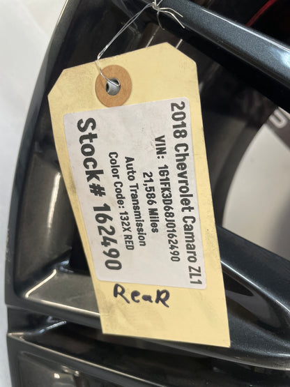 2018 Chevy Camaro ZL1 Factory OEM Rear Wheel 20X11