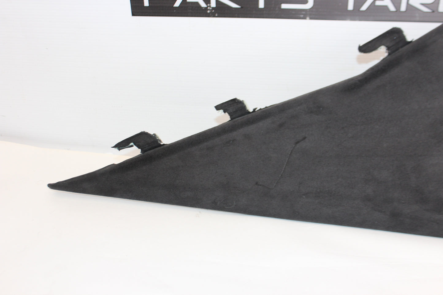 2016 Cadillac CTS-V RH Passenger Interior C Pillar Black Suede OEM