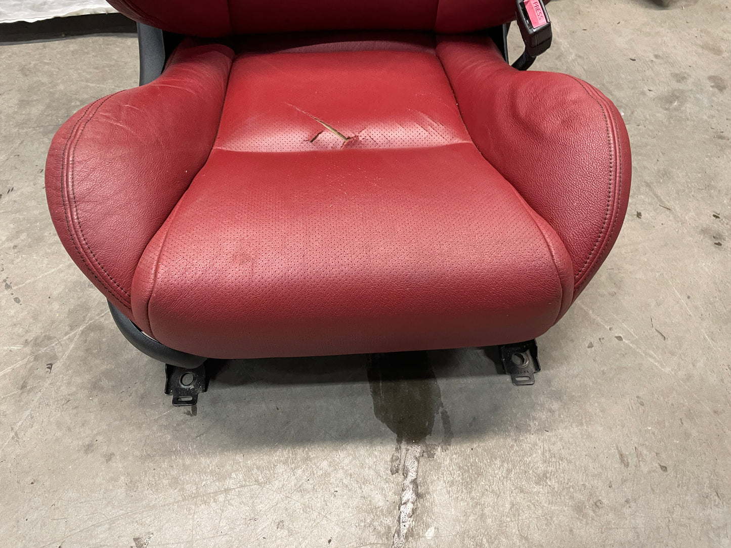 2004 Pontiac GTO Seats Front and Rear Red Leather OEM - Day's Parts Yard