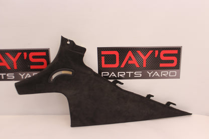 2016 Cadillac CTS-V LH Driver Interior C Pillar Black Suede OEM