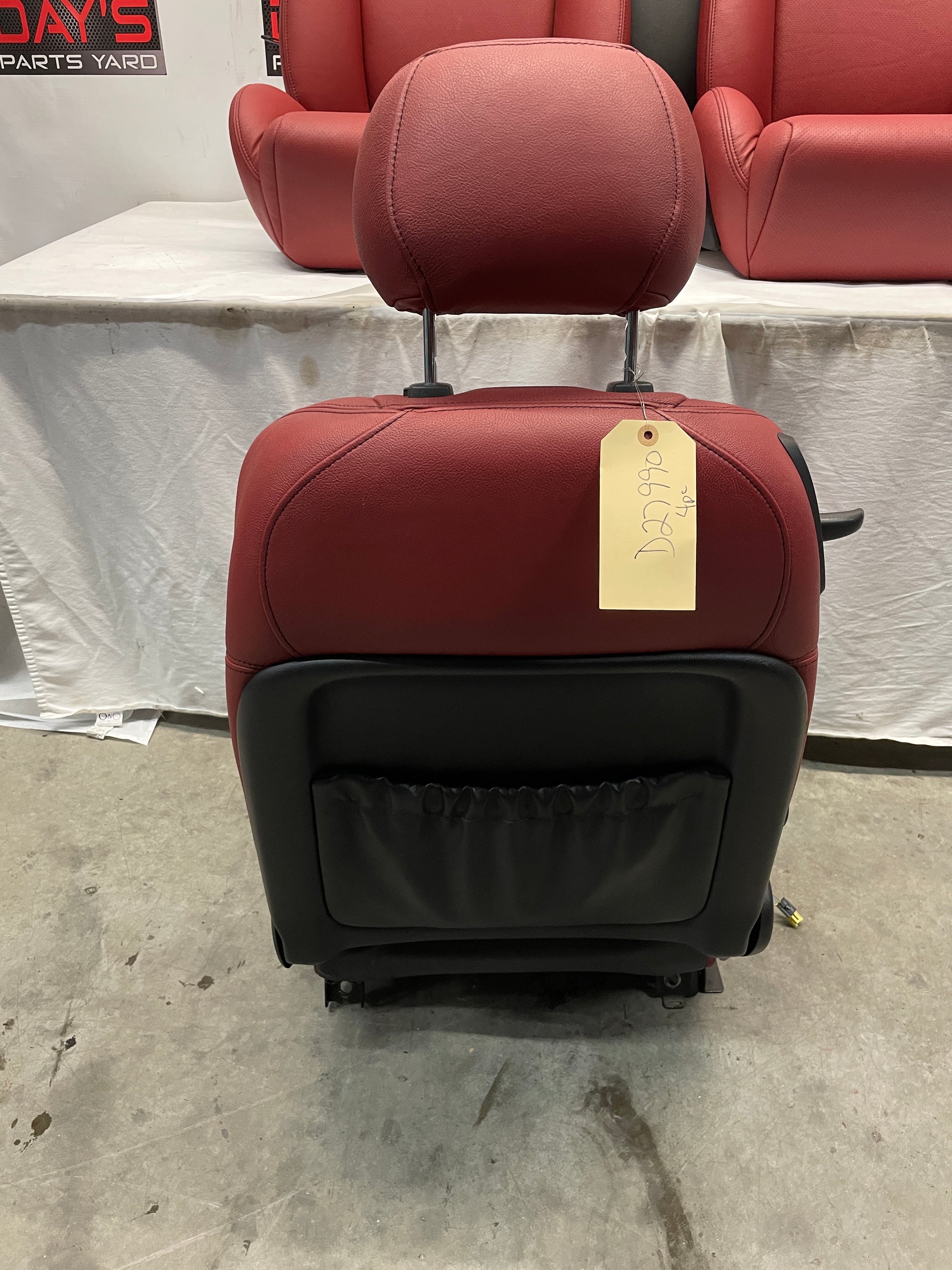 2004 Pontiac GTO Seats Front and Rear Red Leather OEM - Day's Parts Yard