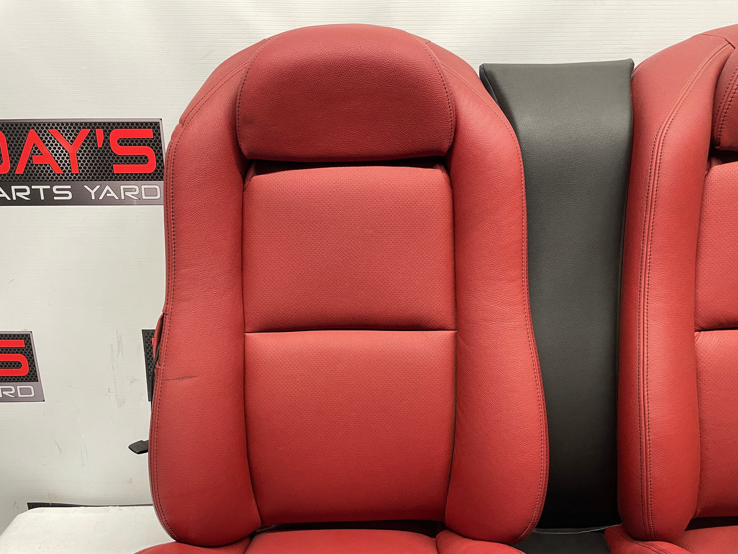 2004 Pontiac GTO Seats Front and Rear Red Leather OEM - Day's Parts Yard