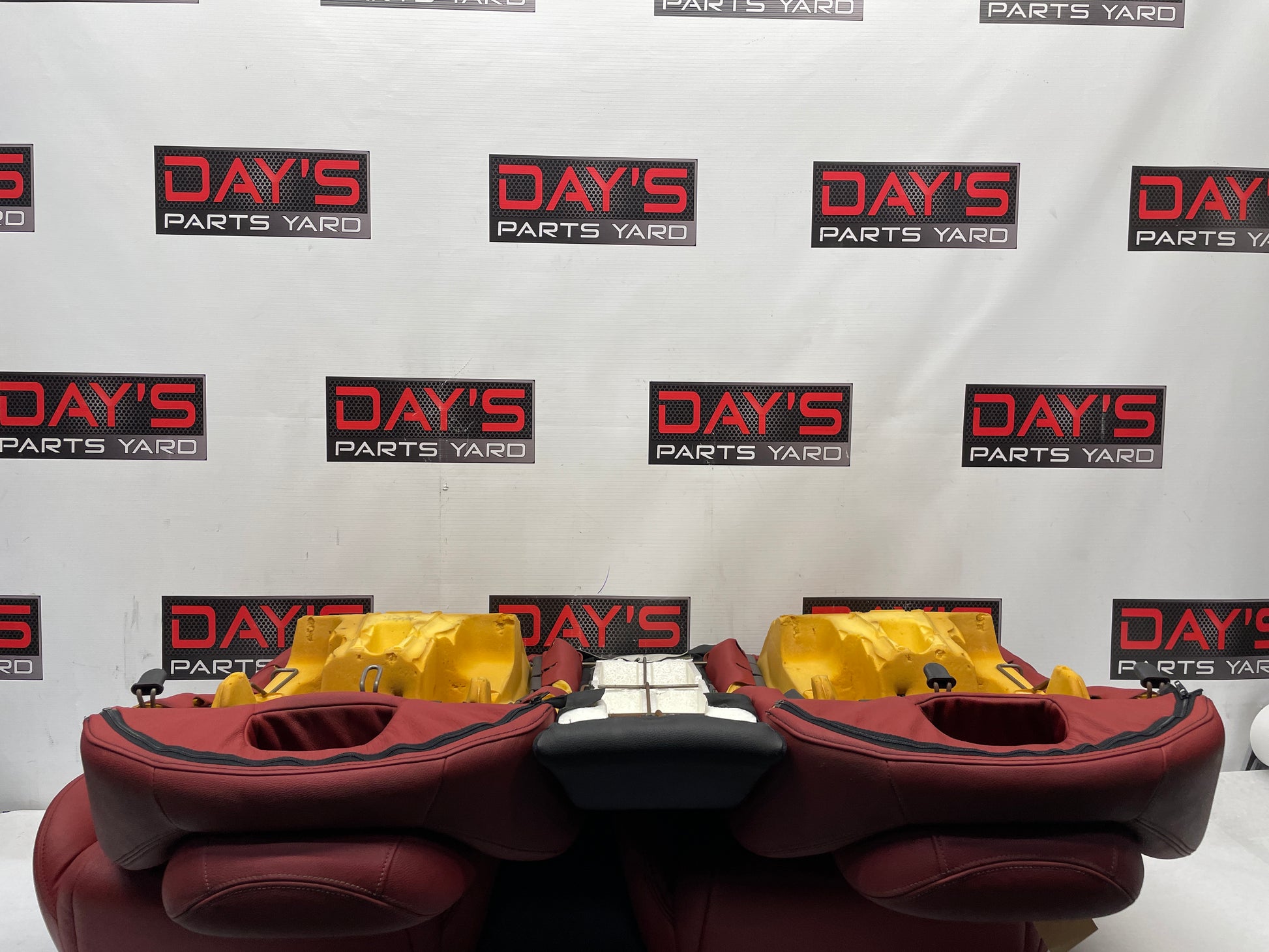 2004 Pontiac GTO Seats Front and Rear Red Leather OEM - Day's Parts Yard