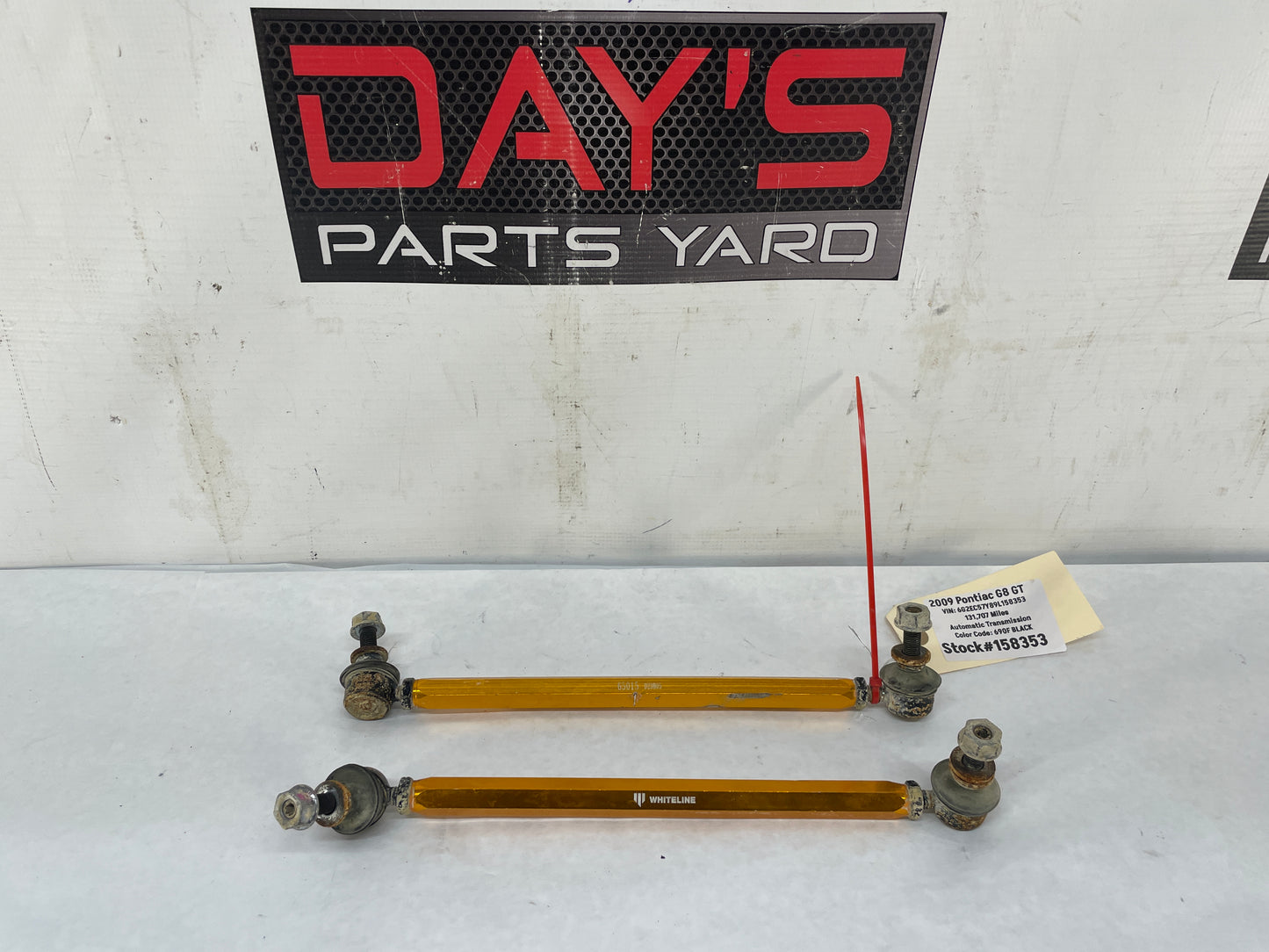 2009 Pontiac G8 GT Whiteline KLC176 Front Suspension Sway Bar End Links