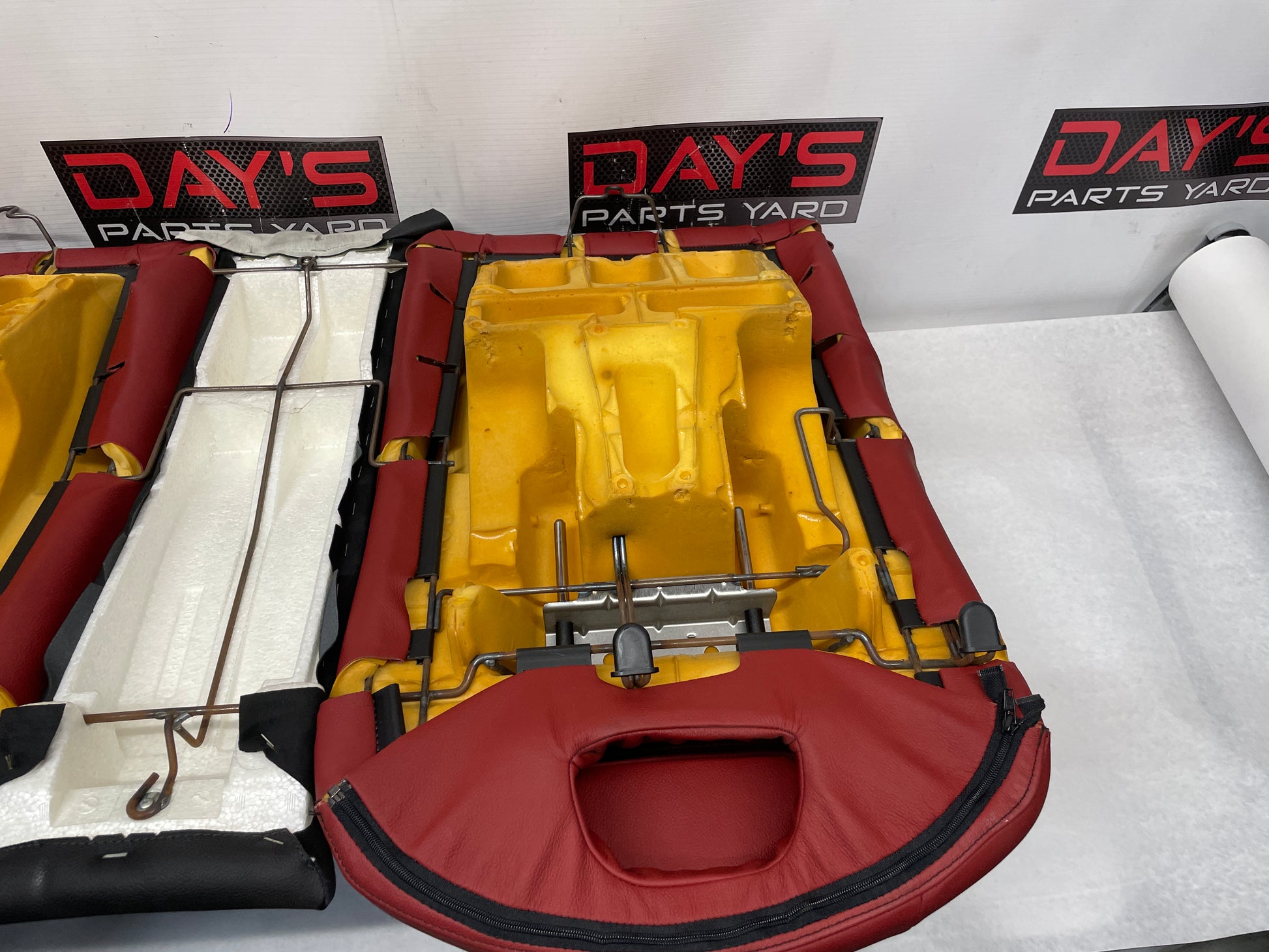 2004 Pontiac GTO Seats Front and Rear Red Leather OEM - Day's Parts Yard