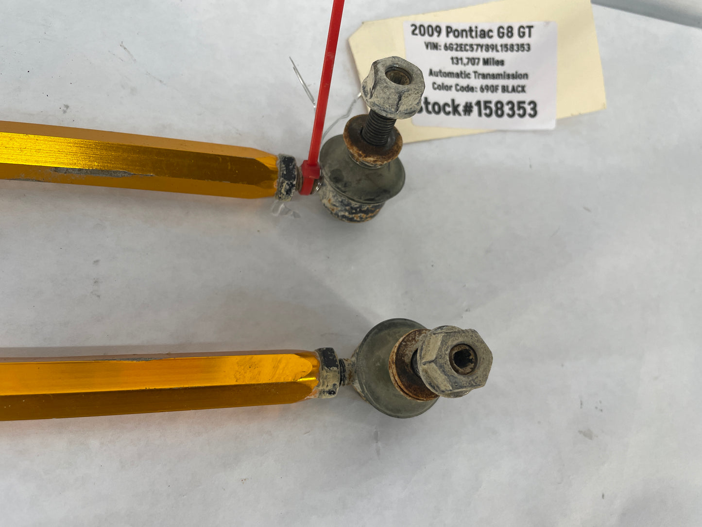 2009 Pontiac G8 GT Whiteline KLC176 Front Suspension Sway Bar End Links