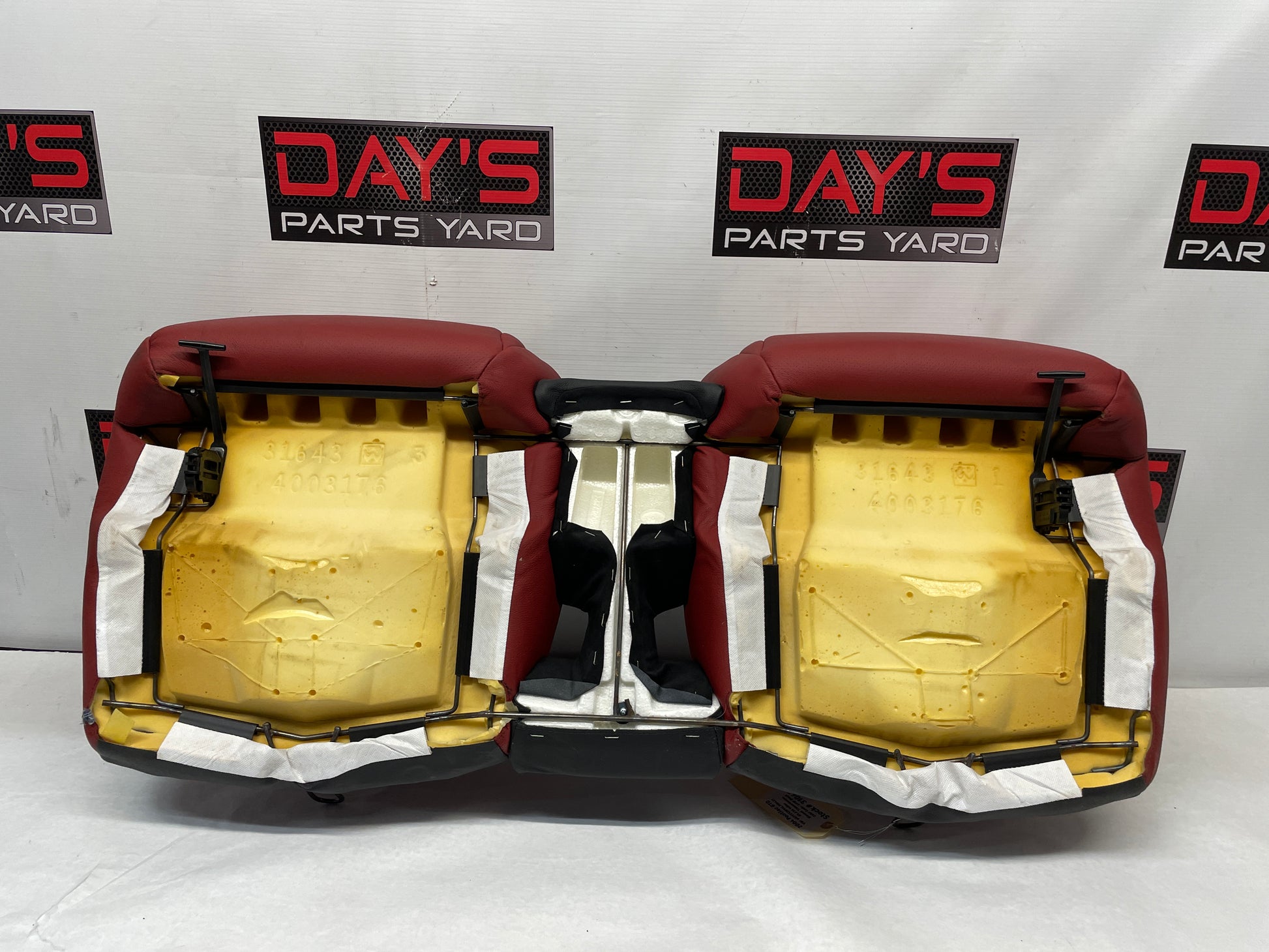 2004 Pontiac GTO Seats Front and Rear Red Leather OEM - Day's Parts Yard