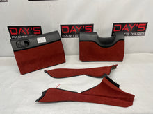 2004 Pontiac GTO Red Interior Trim Glove Box Knee Bolster Console Suedes OEM - Day's Parts Yard