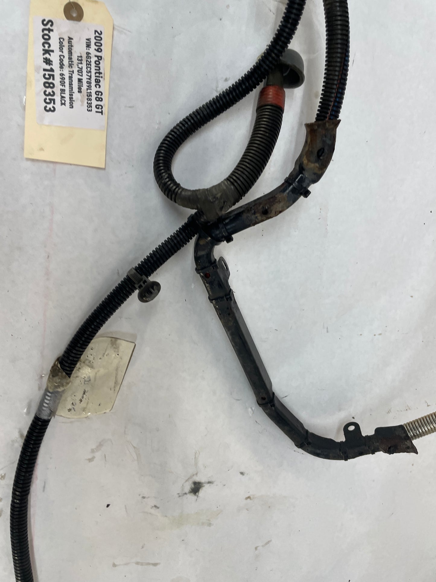 2009 Pontiac G8 GT Positive Negative Battery Cable Starter Wire Wiring Harness OEM