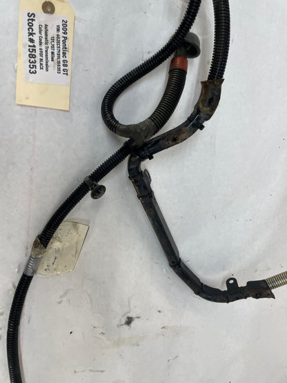 2009 Pontiac G8 GT Positive Negative Battery Cable Starter Wire Wiring Harness OEM