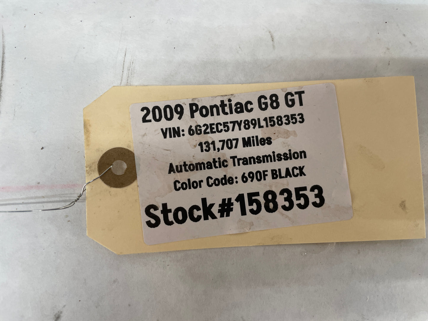 2009 Pontiac G8 GT Positive Negative Battery Cable Starter Wire Wiring Harness OEM