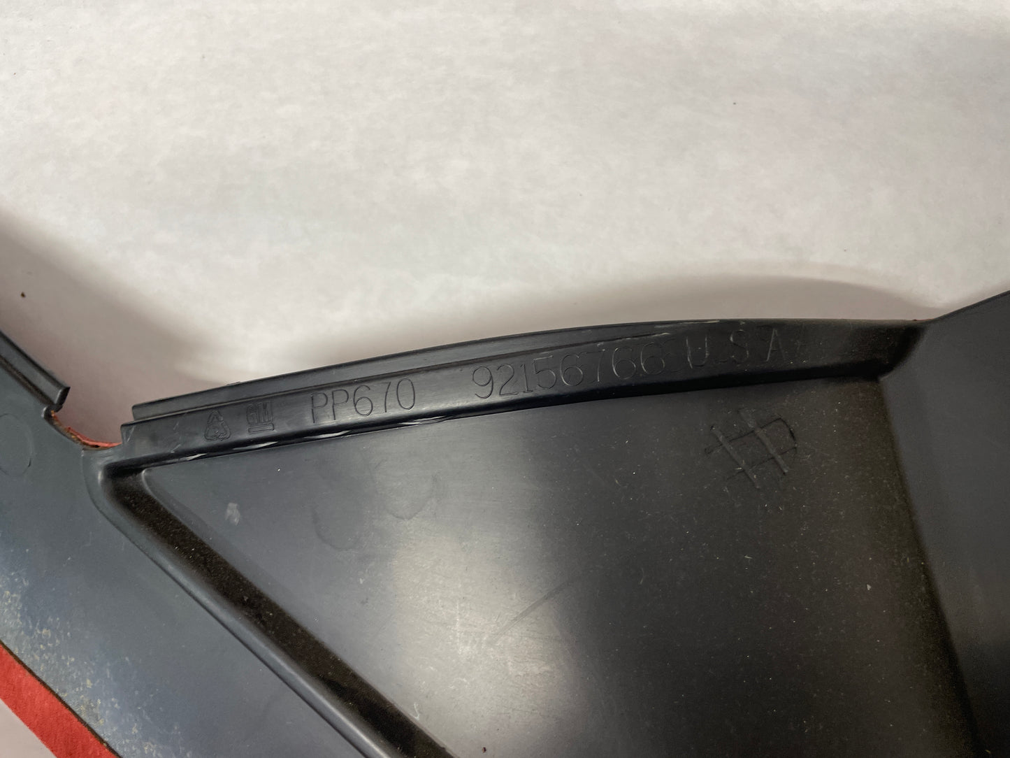 2004 Pontiac GTO Red Interior Trim Glove Box Knee Bolster Console Suedes OEM - Day's Parts Yard