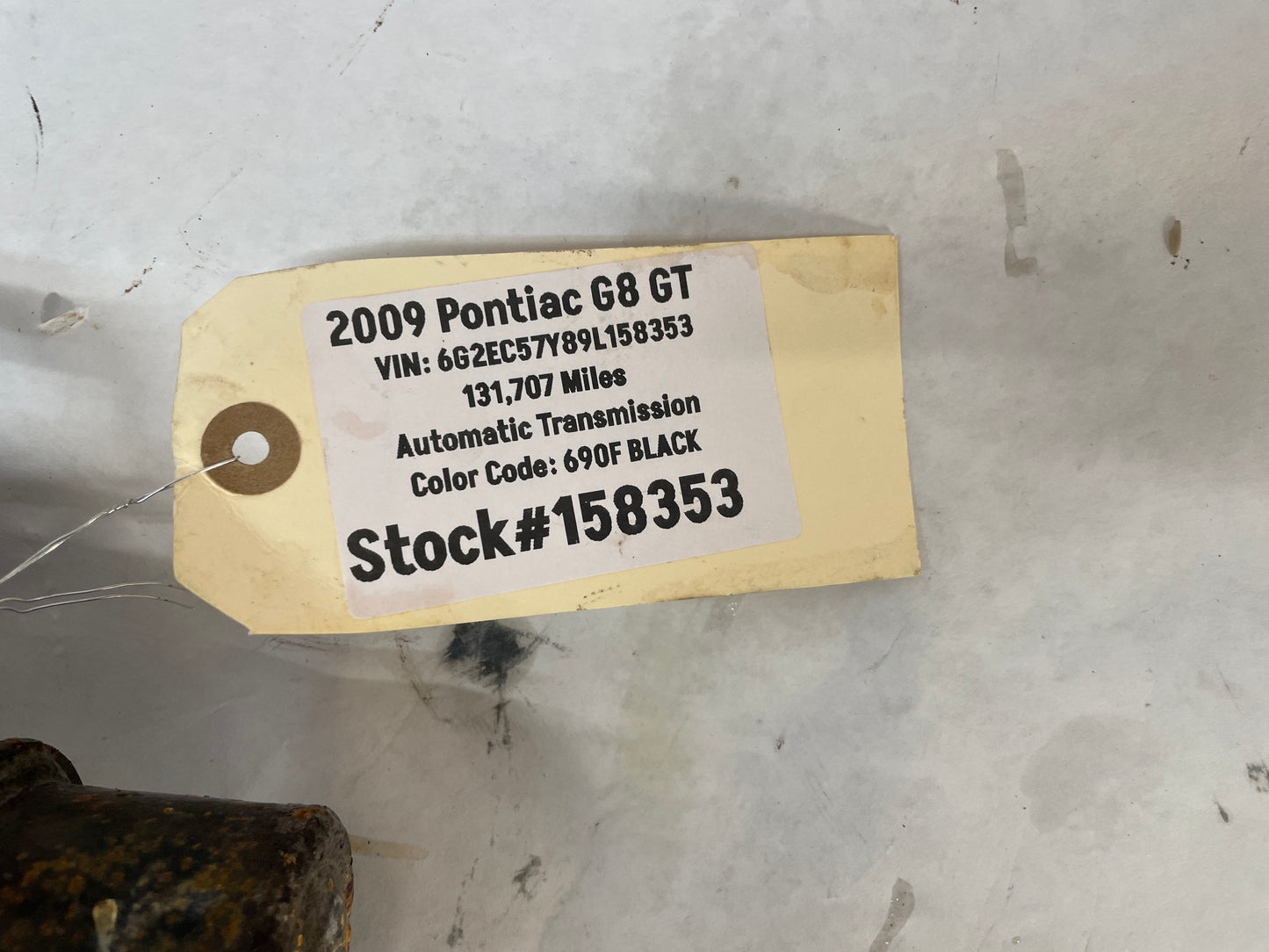 2009 Pontiac G8 GT LH Driver Front Suspension Strut Assembly OEM