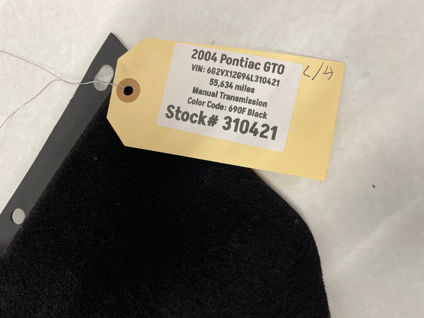 2004 Pontiac GTO RH & LH Interior Kick Panel Trim Molding OEM - Day's Parts Yard