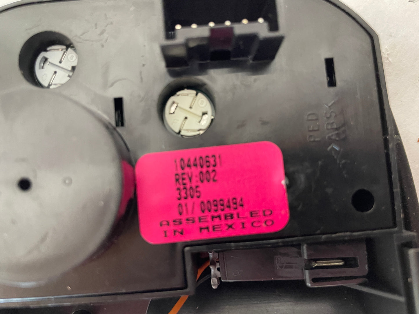 2004 Chevy C5 Corvette Traction Active Handling Control Switch Button Bezel Panel OEM - Day's Parts Yard