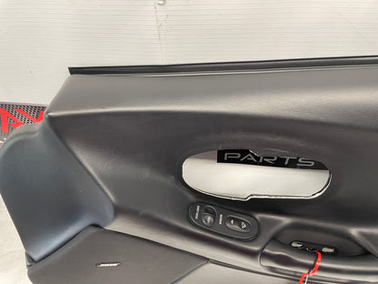 2004 Chevy C5 Corvette RH Passenger Interior Door Panel Black OEM - Day's Parts Yard