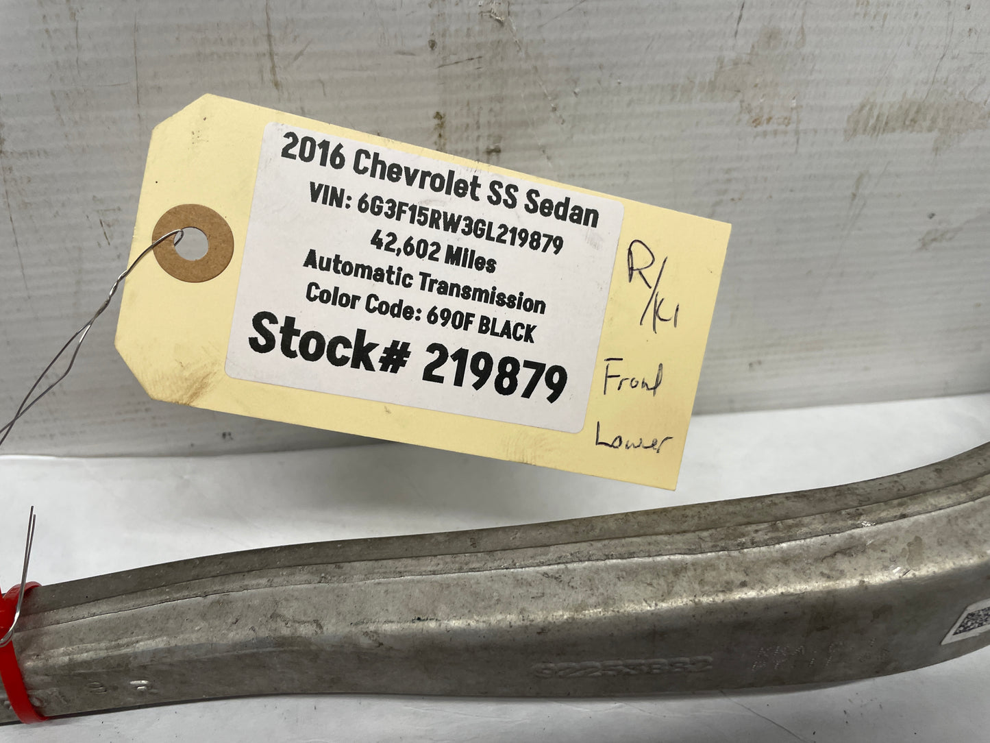 2016 Chevy SS Sedan RH Passenger Front Suspension Lower Control Arm Link OEM - Day's Parts Yard