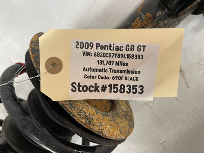 2009 Pontiac G8 GT RH Passenger Front Suspension Strut Assembly OEM