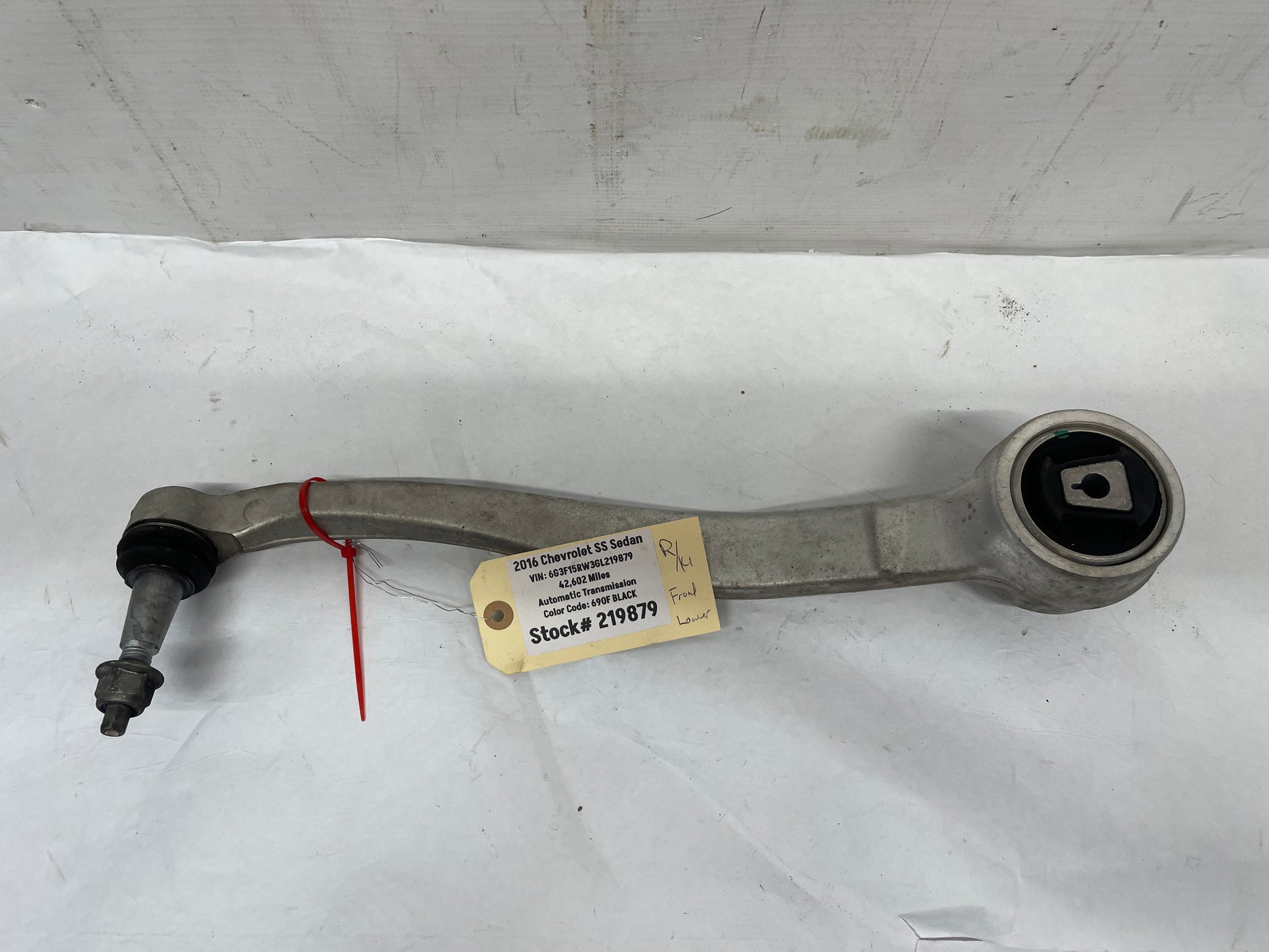 2016 Chevy SS Sedan RH Passenger Front Suspension Lower Control Arm Link OEM - Day's Parts Yard