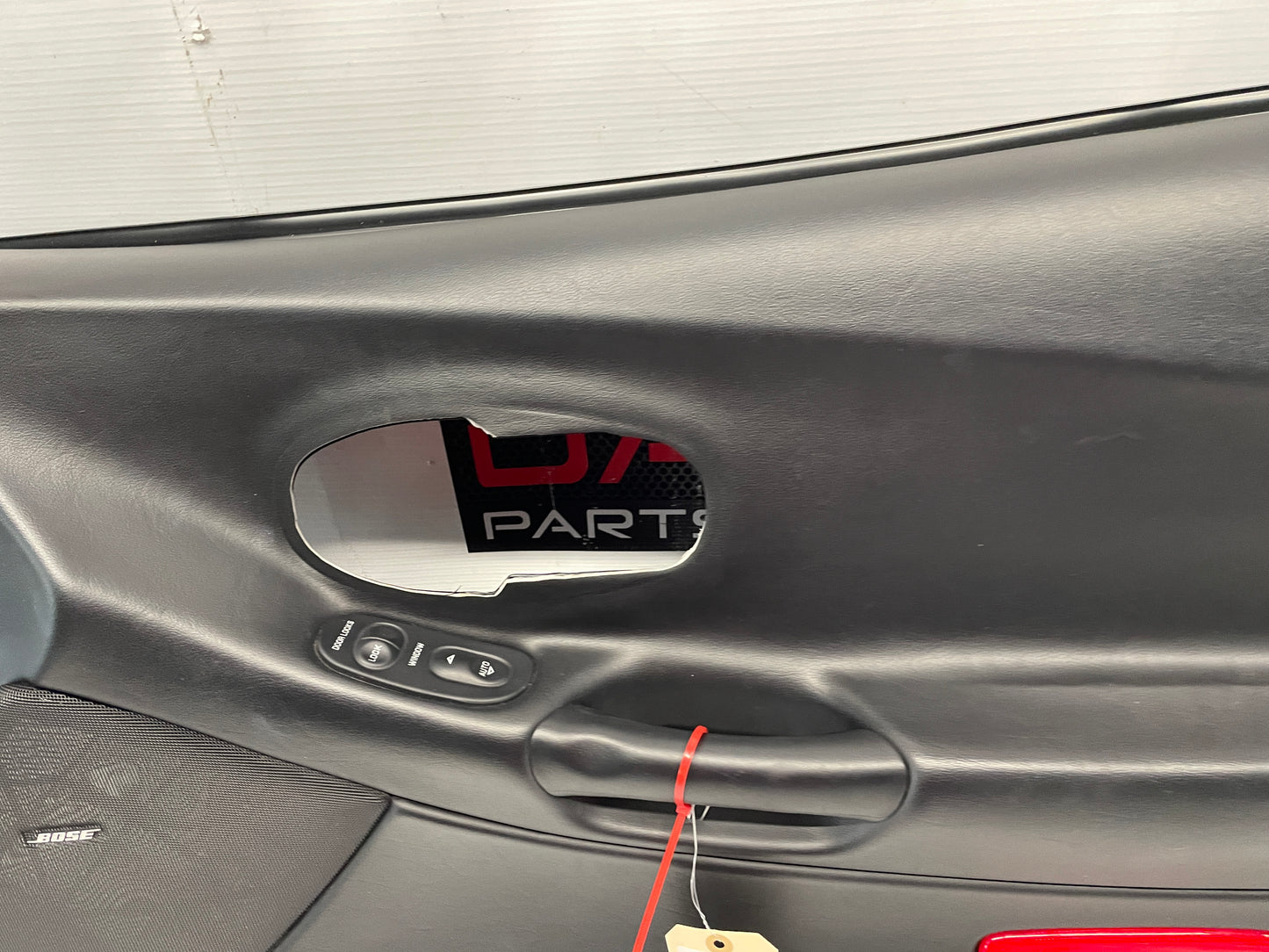 2004 Chevy C5 Corvette RH Passenger Interior Door Panel Black OEM - Day's Parts Yard