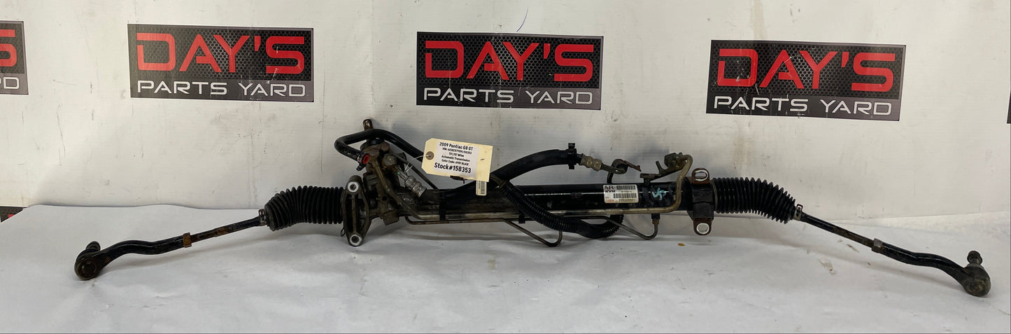 2009 Pontiac G8 GT Power Steering Rack and Pinion Gear Assembly w/ Lines OEM