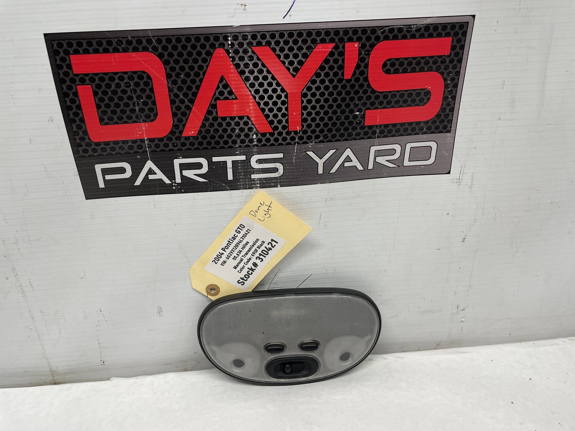 2004 Pontiac GTO Over Head Overhead Dome Reading Light Lamp OEM - Day's Parts Yard