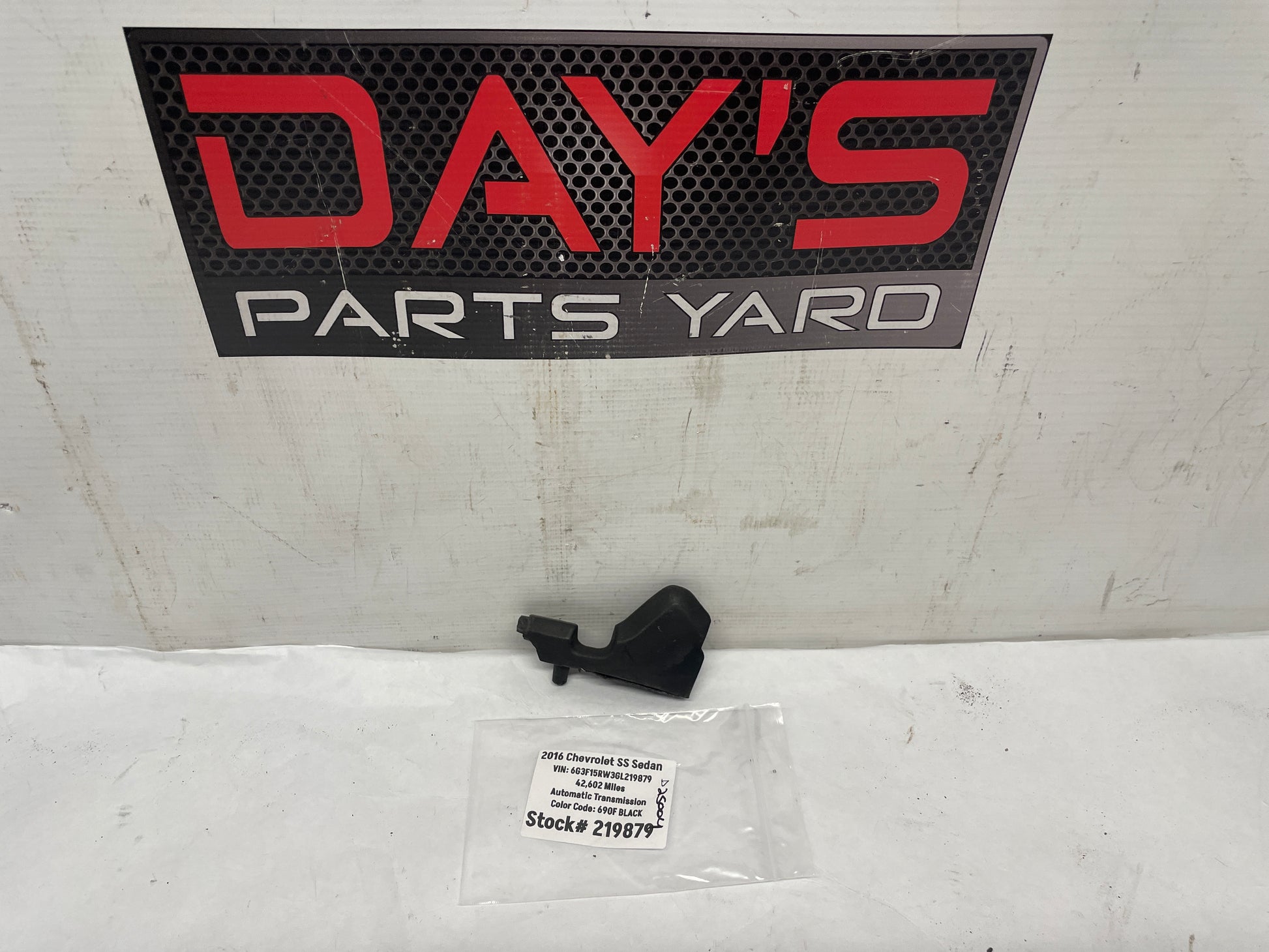 2016 Chevy SS Sedan Windshield Wiper Cowl Rubber Foam End OEM - Day's Parts Yard