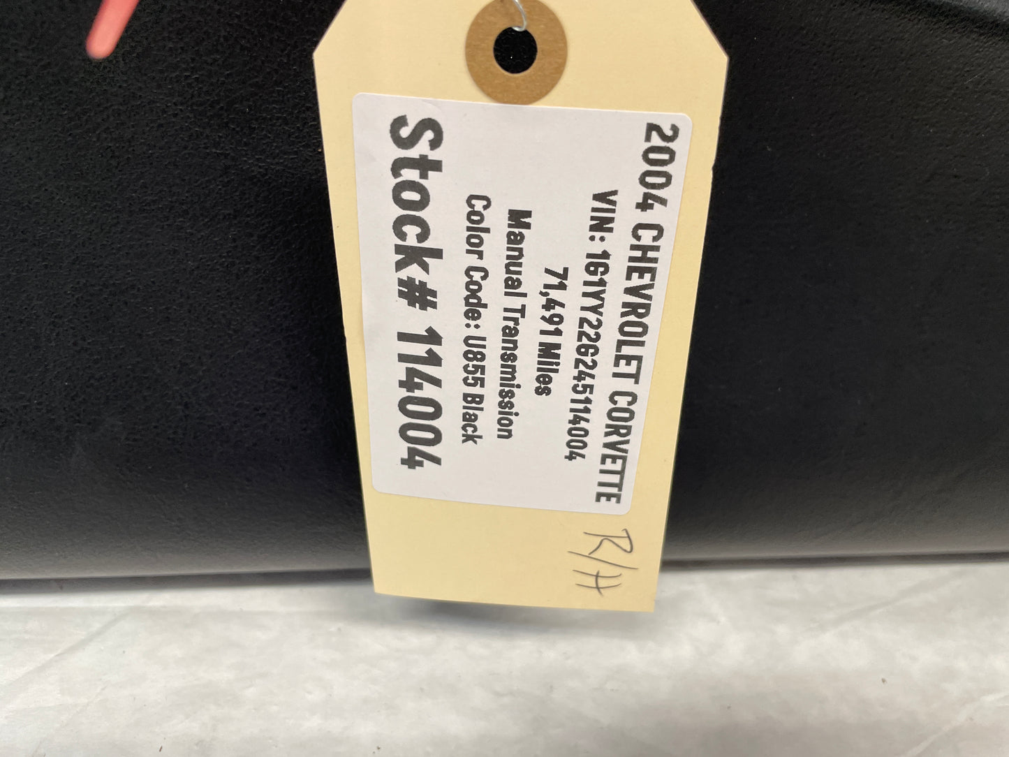 2004 Chevy C5 Corvette RH Passenger Interior Door Panel Black OEM - Day's Parts Yard