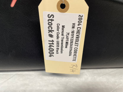 2004 Chevy C5 Corvette RH Passenger Interior Door Panel Black OEM - Day's Parts Yard