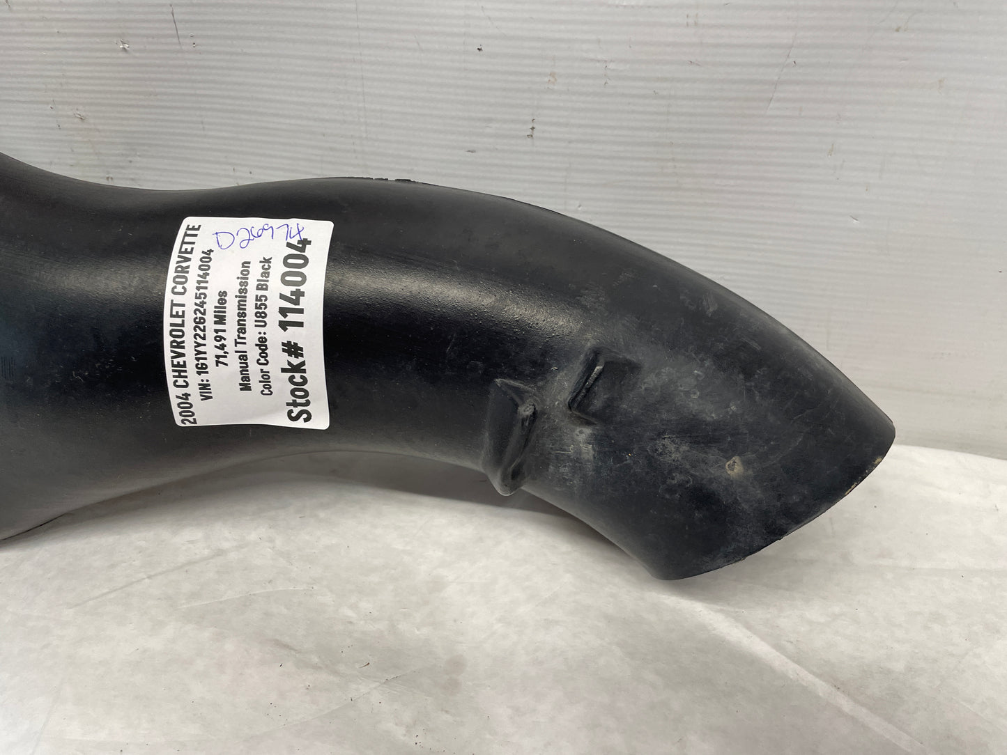 2004 Chevy C5 Corvette LH Driver Front Bumper Brake Cooling Duct OEM - Day's Parts Yard