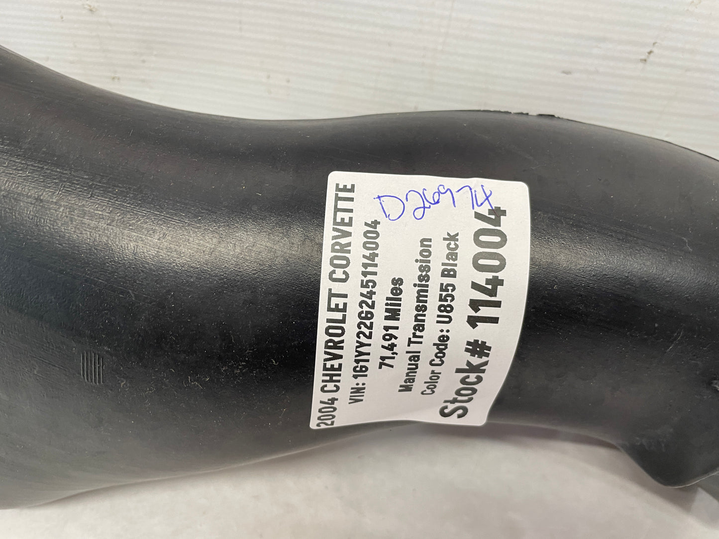 2004 Chevy C5 Corvette LH Driver Front Bumper Brake Cooling Duct OEM - Day's Parts Yard