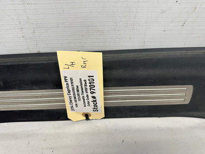 2014 Chevy Caprice PPV LH Driver Rear Scuff Sill Plate Panel Trim OEM - Day's Parts Yard