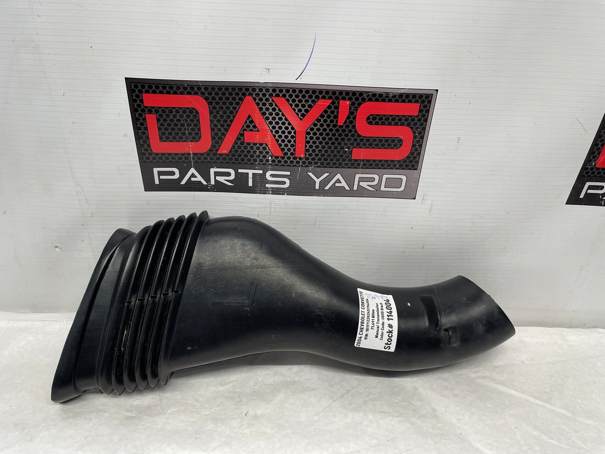 2004 Chevy C5 Corvette LH Driver Front Bumper Brake Cooling Duct OEM - Day's Parts Yard