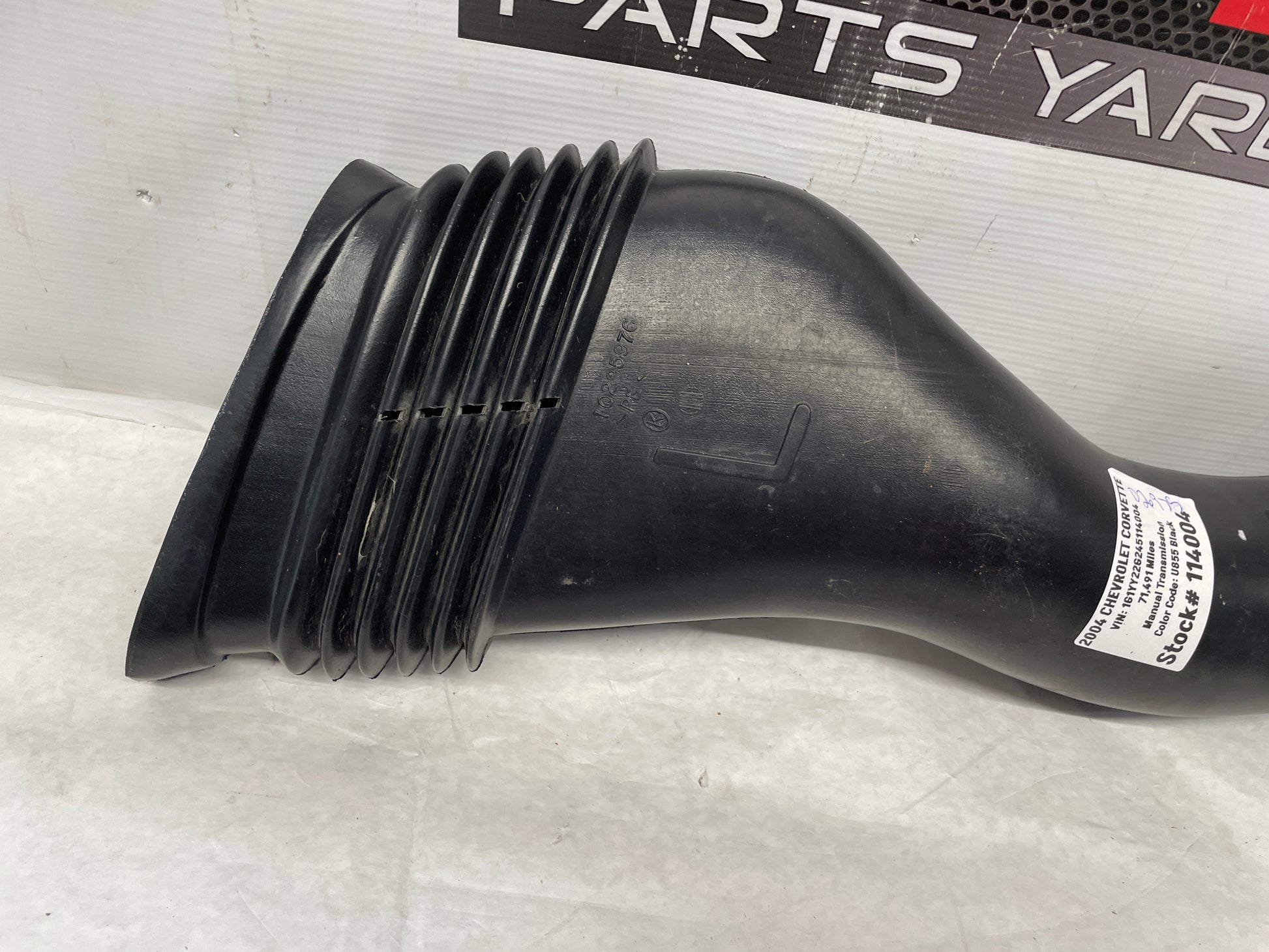 2004 Chevy C5 Corvette LH Driver Front Bumper Brake Cooling Duct OEM - Day's Parts Yard