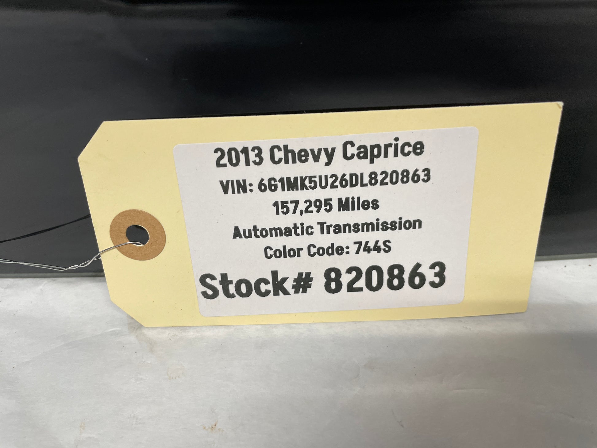 2013 Chevy Caprice Rear Back Glass Windshield Window OEM LOCAL PICK UP - Day's Parts Yard